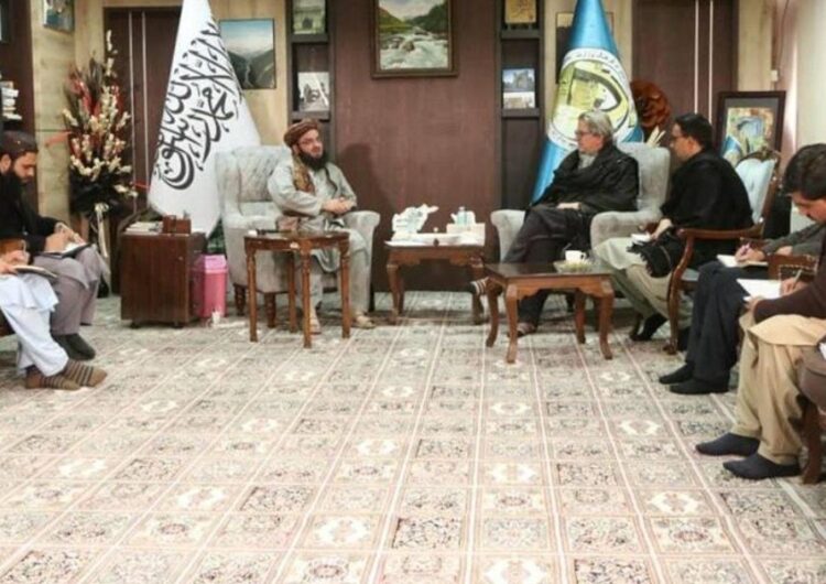 دیدار عتیق الله عزیزی با رئیس کمیته ناروی در افغانستان !