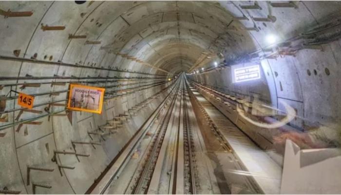 افتتاح نخستین تونل مترو زیر آب در هند ‌!